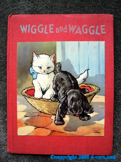 WIGGLE AND WAGGLE Book Antique 1939 Original