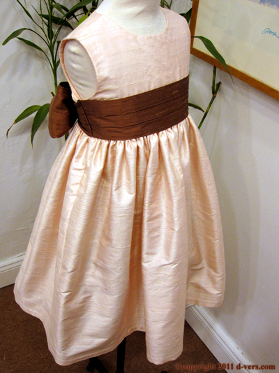 Girls Custom Couture Handmade Dress "Rose" by Amber Inc.