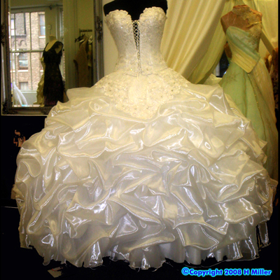 OKSANA REMI Haute Couture Bridal Custom Wedding Lace Organza