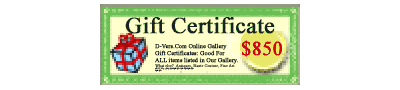 Gift Certificate $850.00