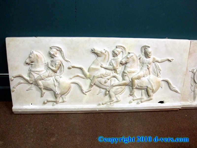 John DeLorean Commissioned Relief Sculpture Roman Soldiers