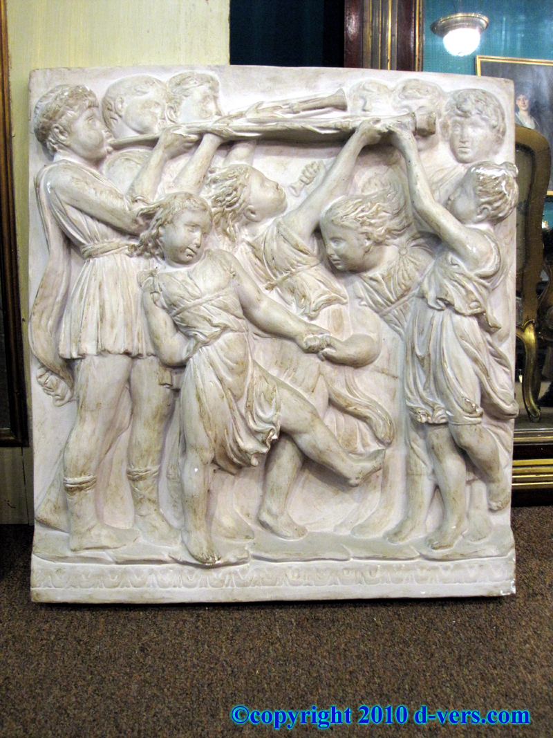 John DeLorean Commissioned Relief Sculpture Romans