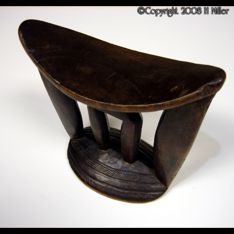 Antique Ethiopian Headrest From African Tribespeople 