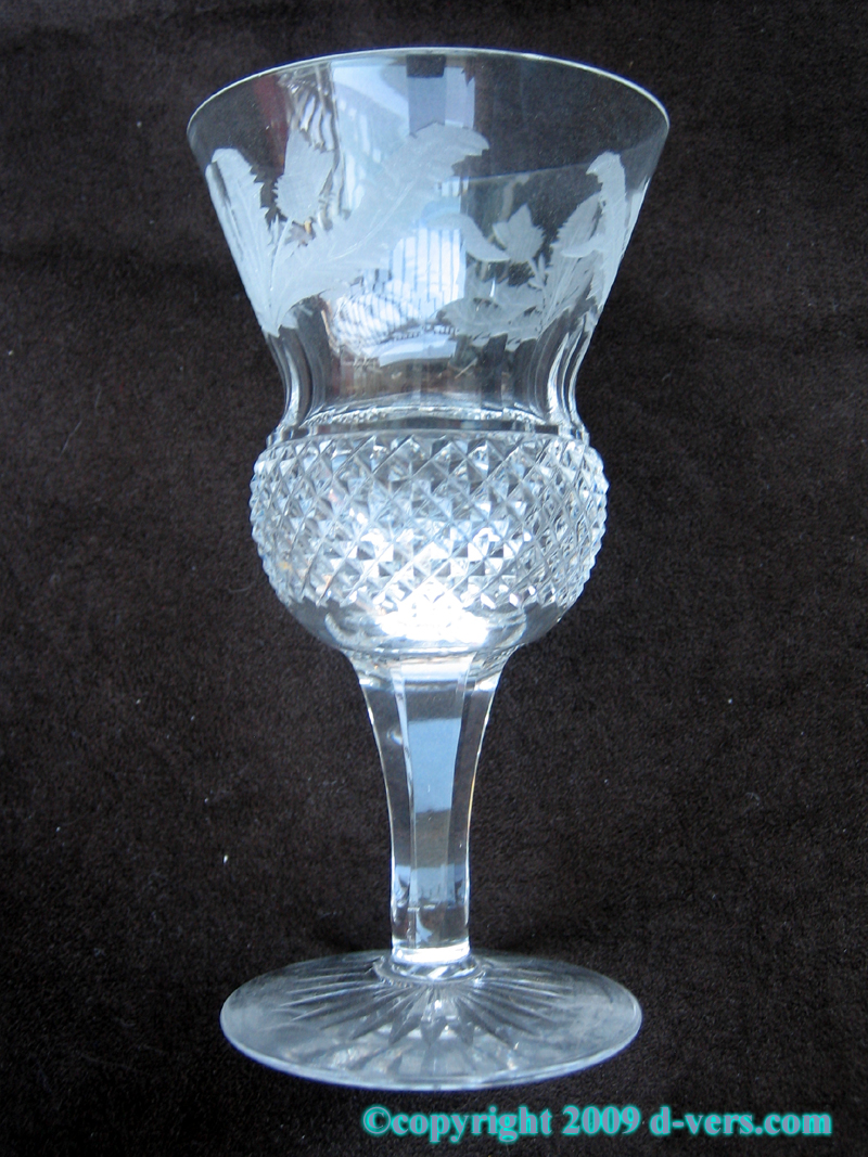 Sherbet or Champagne Glass Edinburgh Thistle Crystal 