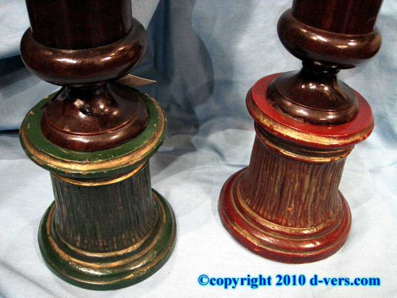  19th Century Urn Candle Holders