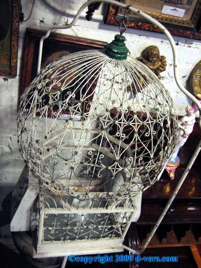 ART DECO Birdcage White 1930